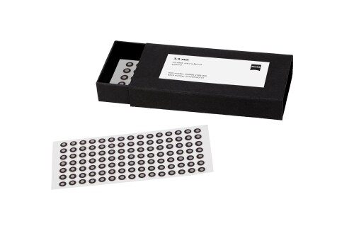 Referenčn&iacute; značky 3,0 mm, nek&oacute;dovan&eacute;, retro-reflexn&iacute;, 2000 kusů fotografie produktu