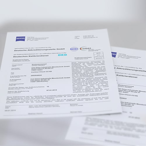 DAkkS kalibrace stupňov&yacute;ch měrek tř&iacute;dy 0 do 300mm fotografie produktu