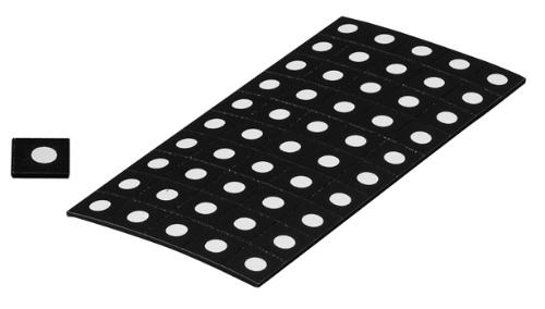 Referenčn&iacute; značky 3,0 mm, nek&oacute;dovan&eacute;, b&iacute;l&eacute;, magnetick&eacute;, 100 kusů fotografie produktu