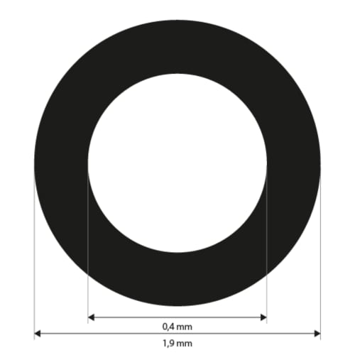 Referenčn&iacute; značky 0,4 mm, b&iacute;l&eacute;, nek&oacute;dovan&eacute;, se středn&iacute; adhezn&iacute; silou, 3000 kusů fotografie produktu
