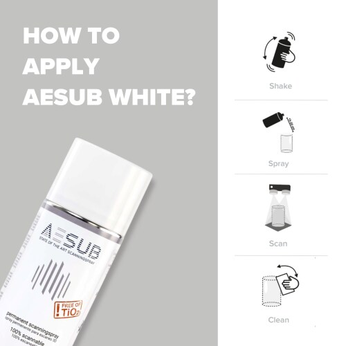 AESUB White, 1 balen&iacute; (12 plechovek), permanentn&iacute; fotografie produktu Back View L