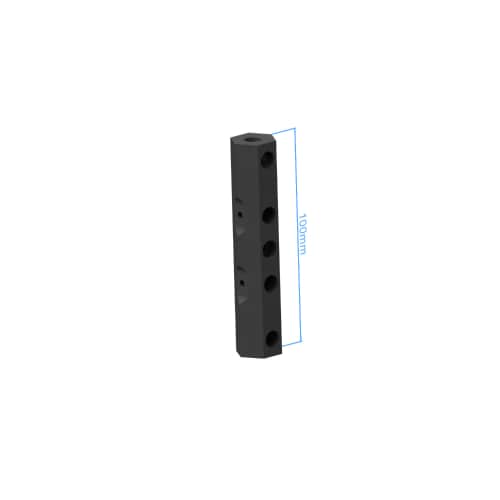 Prodloužen&iacute; pro referenčn&iacute; r&aacute;m - 100mm fotografie produktu Side View L
