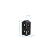 Delta-Blok 120&deg; - 25x25x56,25mm, AF25 fotografie produktu Back View S