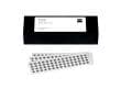 Referenčn&iacute; značky 0,8 mm, b&iacute;l&eacute;, nek&oacute;dovan&eacute;, se středn&iacute; adhezn&iacute; silou, 3000 kusů fotografie produktu Back View S