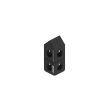 Delta-Blok 90&deg; - 25x25x62,5mm, AF25 fotografie produktu