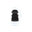 Podpěra - nastaviteln&aacute; 38-50mm, připojen&iacute; 24x1 fotografie produktu Back View S