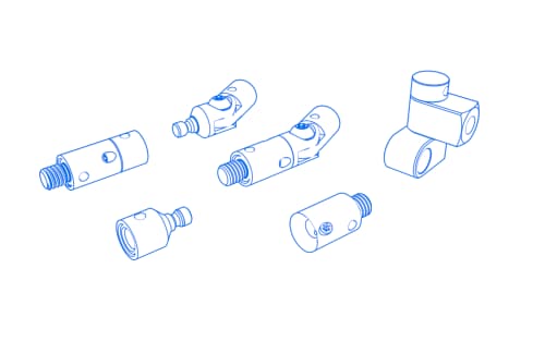 Kloubov&eacute; a otočn&eacute; prvky