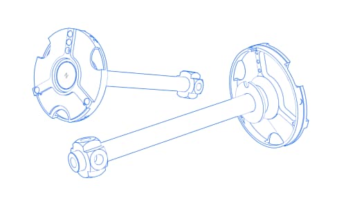 Adapter plates VAST XXT TL1 with plate extension and cube
