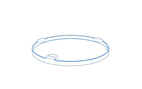Collision protection for adapter plates