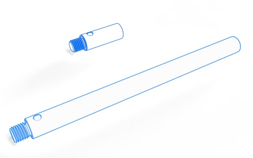 Ocelová prodloužení (inox)